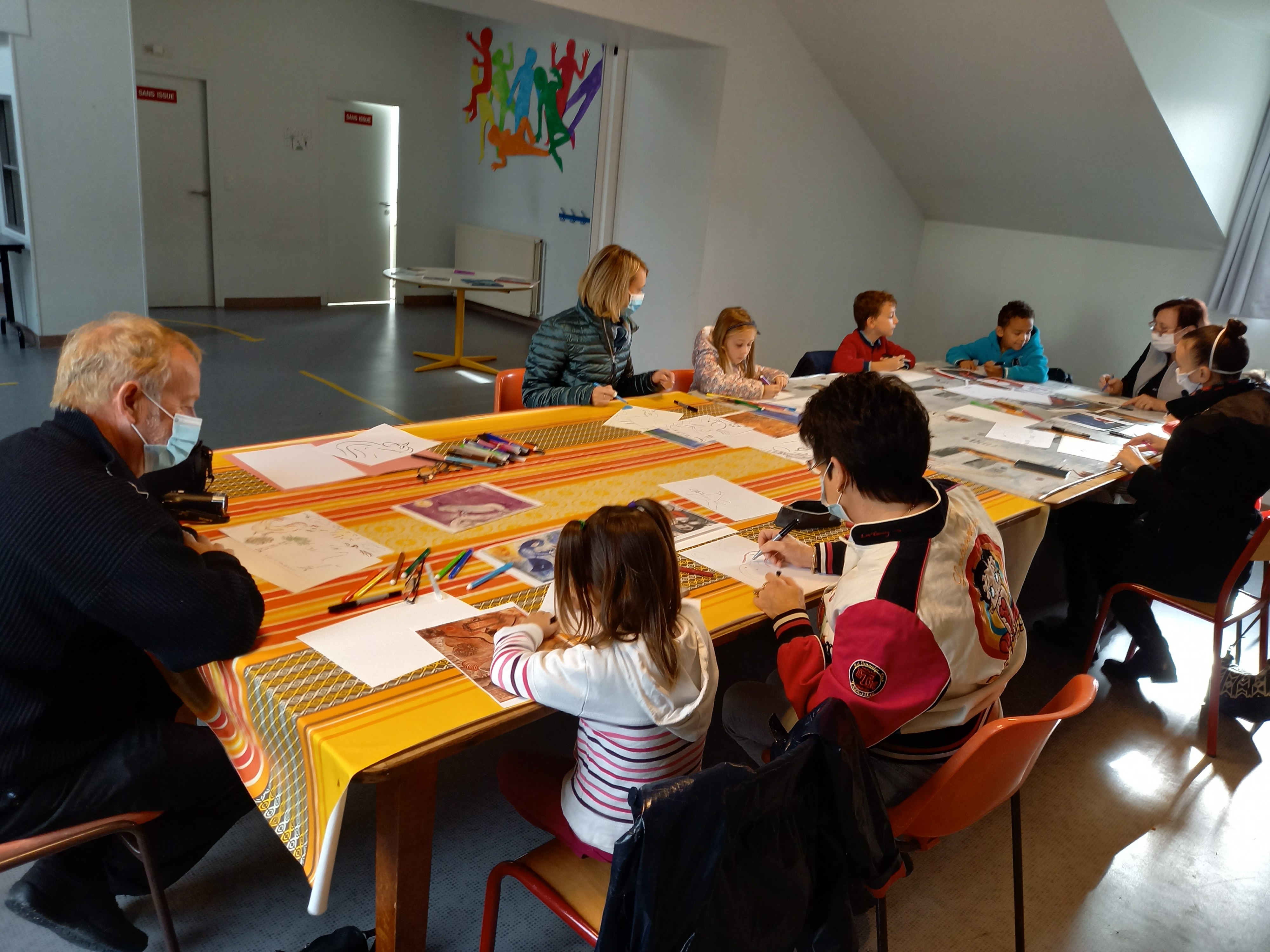 Atelier « À la manière de » Marc Chagall 1